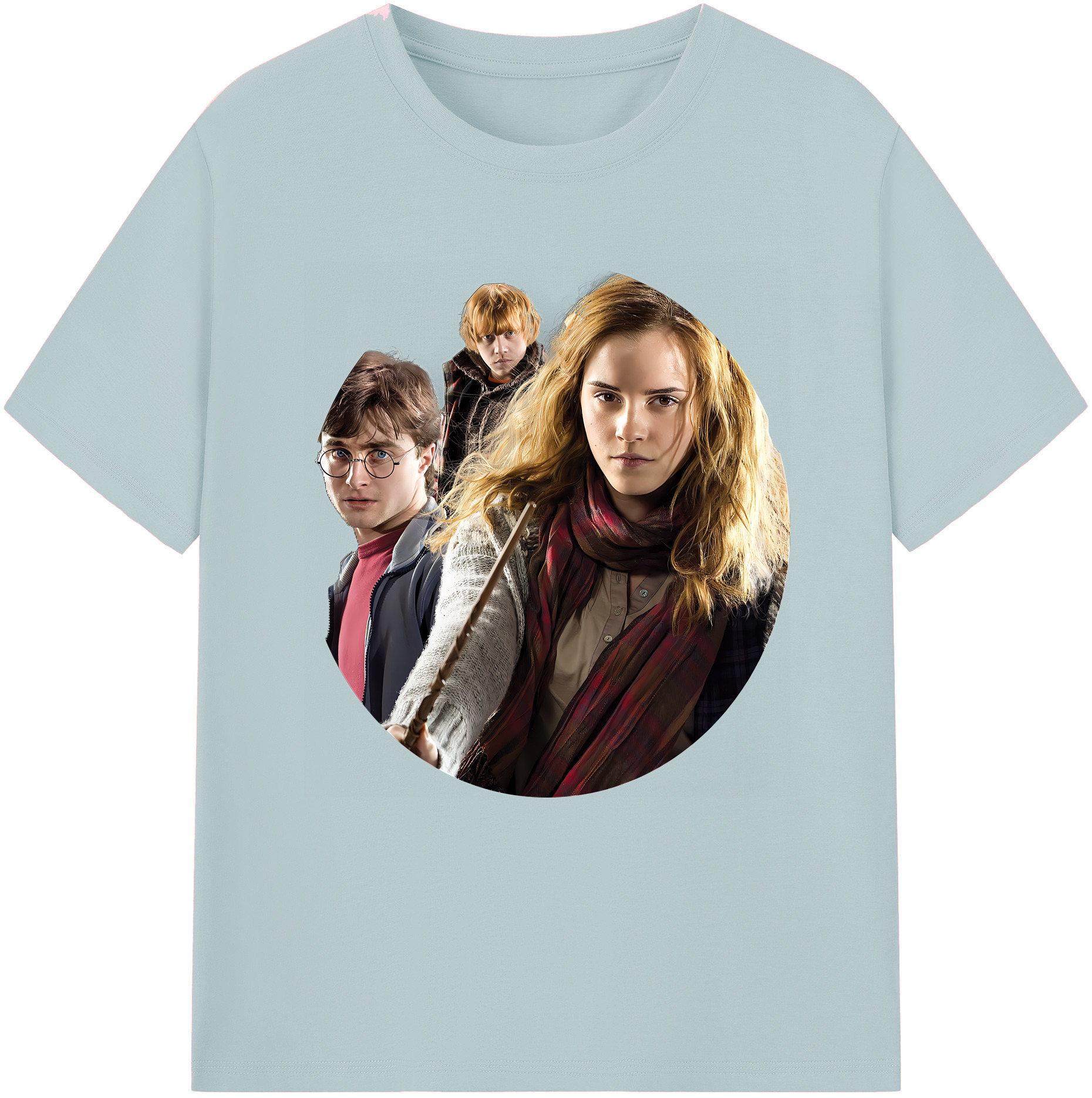 （画像用） Harry Potter ハリー・ポッターシリーズ 綿100％半袖Tシャツ（フロントプリント）